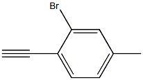 Benzene, 2-broMo-1-ethynyl-4-methyl Struktur