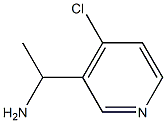 1-(4-CHLOROPYRIDIN-3-YL)ETHANAMINE Struktur