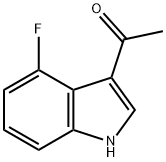 1-(7-fluoro-1H-indol-3-yl)ethanone Struktur