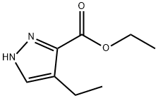 1H-Pyrazole-3-carboxylic acid, 4-ethyl-, ethyl ester Struktur