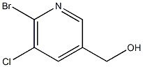 (6-bromo-5-chloropyridin-3-yl)methanol Struktur