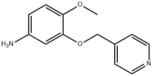 4-methoxy-3-(pyridin-4-ylmethoxy)aniline Struktur