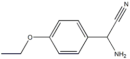 amino(4-ethoxyphenyl)acetonitrile Struktur