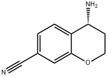 (4R)-4-AMINOCHROMANE-7-CARBONITRILE Struktur