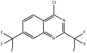 4-Chloro-2,7-bis(trifluoromethyl)quinazoline Struktur