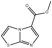 Methyl imidazo[2,1-b]thiazole-5-carboxylate Struktur