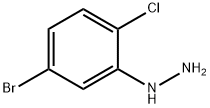 (5-Bromo-2-chlorophenyl)-hydrazine Struktur