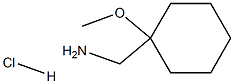 (1-methoxycyclohexyl)methanamine hydrochloride Struktur