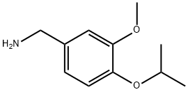 1-(4-isopropoxy-3-methoxyphenyl)methanamine Struktur