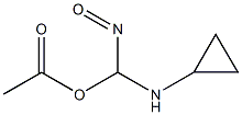 N-NITROSO-ACETOXYMETHYLCYCLOPROPYLAMINE Struktur