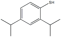 2,4-bis(propan-2-yl)benzene-1-thiol Struktur