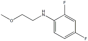 2,4-difluoro-N-(2-methoxyethyl)aniline Struktur