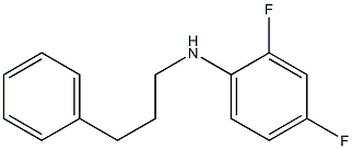 2,4-difluoro-N-(3-phenylpropyl)aniline Struktur