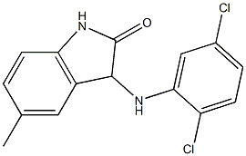 3-[(2,5-dichlorophenyl)amino]-5-methyl-2,3-dihydro-1H-indol-2-one Struktur