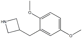 3-[(2,5-dimethoxyphenyl)methyl]azetidine Struktur