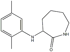 3-[(2,5-dimethylphenyl)amino]azepan-2-one Struktur