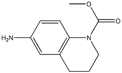 methyl 6-amino-1,2,3,4-tetrahydroquinoline-1-carboxylate Struktur