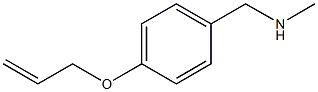 methyl({[4-(prop-2-en-1-yloxy)phenyl]methyl})amine Struktur