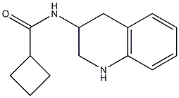 N-(1,2,3,4-tetrahydroquinolin-3-yl)cyclobutanecarboxamide Struktur