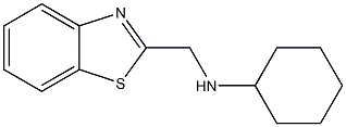 N-(1,3-benzothiazol-2-ylmethyl)cyclohexanamine Struktur