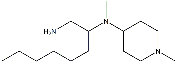 N-(1-aminooctan-2-yl)-N,1-dimethylpiperidin-4-amine Struktur