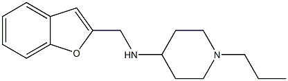 N-(1-benzofuran-2-ylmethyl)-1-propylpiperidin-4-amine Struktur