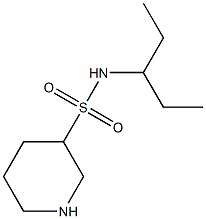 N-(1-ethylpropyl)piperidine-3-sulfonamide Struktur