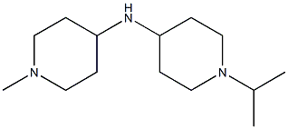 N-(1-methylpiperidin-4-yl)-1-(propan-2-yl)piperidin-4-amine Struktur