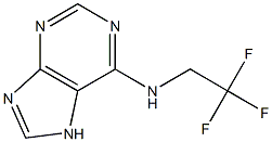 N-(2,2,2-trifluoroethyl)-7H-purin-6-amine Struktur