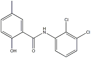 N-(2,3-dichlorophenyl)-2-hydroxy-5-methylbenzamide Struktur