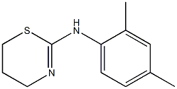 N-(2,4-dimethylphenyl)-5,6-dihydro-4H-1,3-thiazin-2-amine Struktur