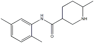 N-(2,5-dimethylphenyl)-6-methylpiperidine-3-carboxamide Struktur