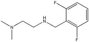 N'-(2,6-difluorobenzyl)-N,N-dimethylethane-1,2-diamine Struktur