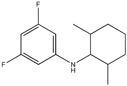 N-(2,6-dimethylcyclohexyl)-3,5-difluoroaniline Struktur