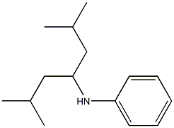 N-(2,6-dimethylheptan-4-yl)aniline Struktur