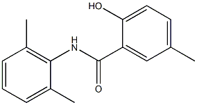 N-(2,6-dimethylphenyl)-2-hydroxy-5-methylbenzamide Struktur