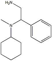 N-(2-amino-1-phenylethyl)-N-methylcyclohexanamine Struktur