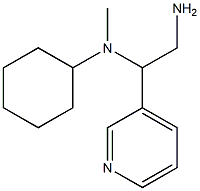 N-(2-amino-1-pyridin-3-ylethyl)-N-cyclohexyl-N-methylamine Struktur