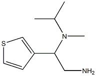 N-(2-amino-1-thien-3-ylethyl)-N-isopropyl-N-methylamine Struktur