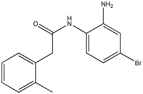 N-(2-amino-4-bromophenyl)-2-(2-methylphenyl)acetamide Struktur