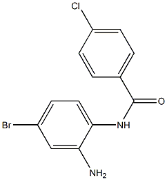 N-(2-amino-4-bromophenyl)-4-chlorobenzamide Struktur