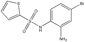 N-(2-amino-4-bromophenyl)thiophene-2-sulfonamide Struktur