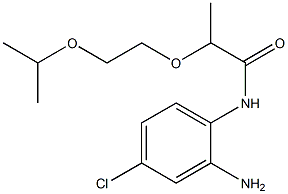 N-(2-amino-4-chlorophenyl)-2-[2-(propan-2-yloxy)ethoxy]propanamide Struktur