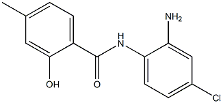 N-(2-amino-4-chlorophenyl)-2-hydroxy-4-methylbenzamide Struktur