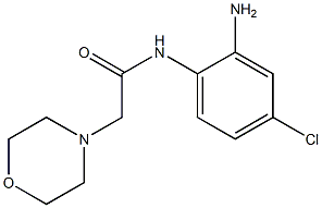 N-(2-amino-4-chlorophenyl)-2-morpholin-4-ylacetamide Struktur