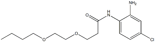 N-(2-amino-4-chlorophenyl)-3-(2-butoxyethoxy)propanamide Struktur