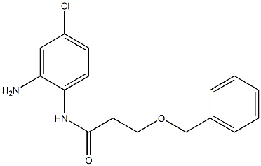 N-(2-amino-4-chlorophenyl)-3-(benzyloxy)propanamide Struktur