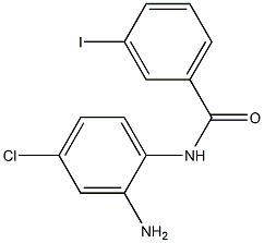 N-(2-amino-4-chlorophenyl)-3-iodobenzamide Struktur