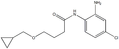 N-(2-amino-4-chlorophenyl)-4-(cyclopropylmethoxy)butanamide Struktur