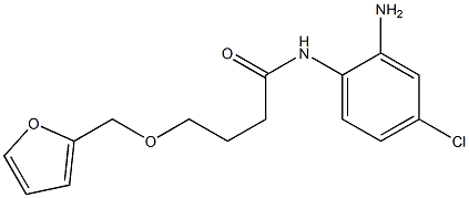 N-(2-amino-4-chlorophenyl)-4-(furan-2-ylmethoxy)butanamide Struktur